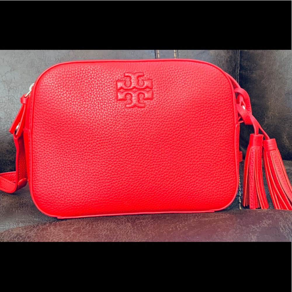 ♥️ Mint Condition Red Tory Burch crossbody.